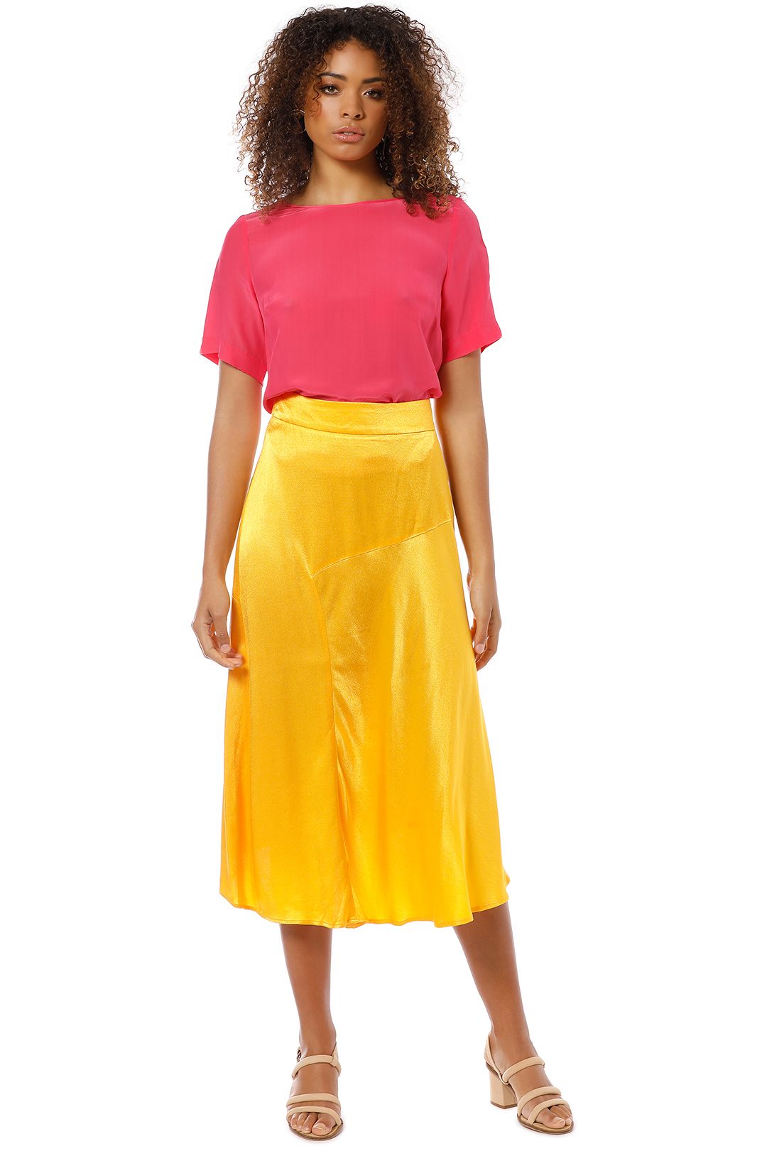 Vestire - Kaia Skirt - Yellow - Front