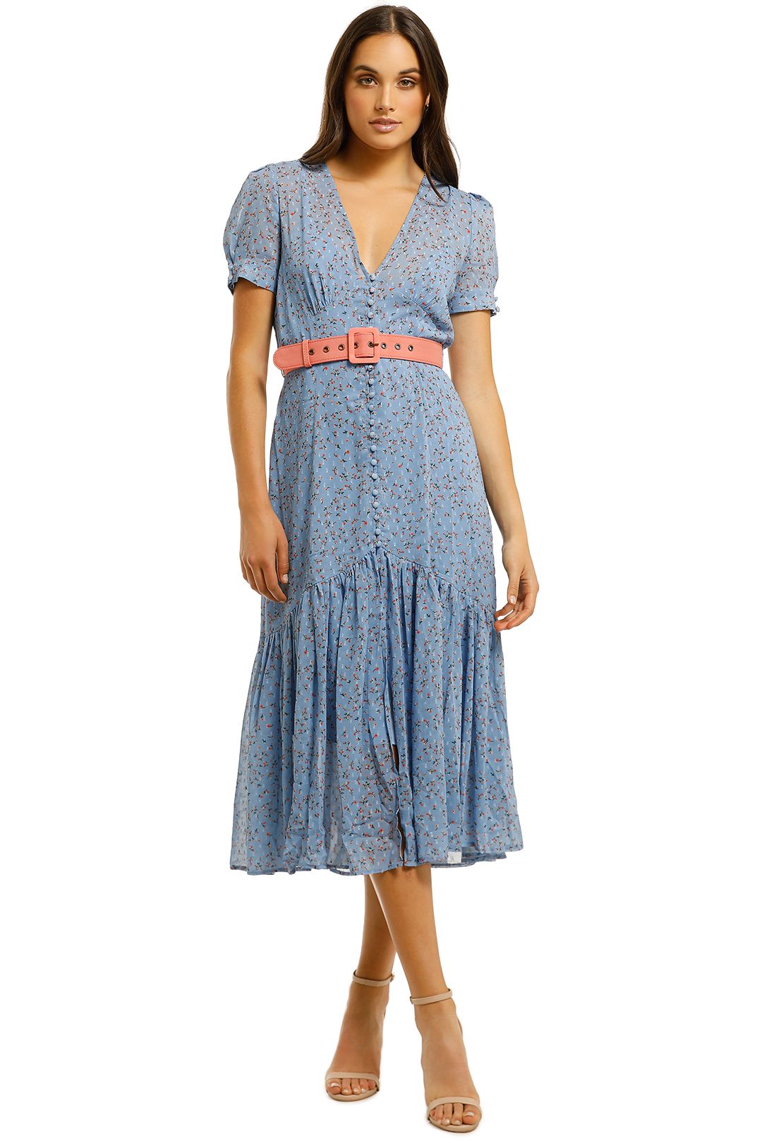 We-Are-Kindred-Marseille-Midi-Dress-Cornflower-Ditsy-Front
