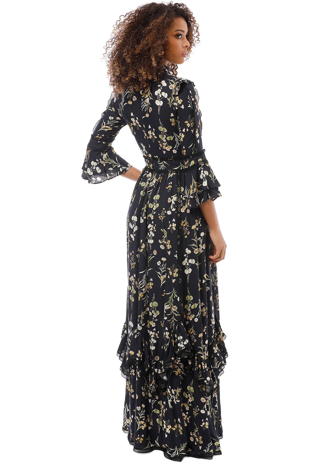 Black Botanica Maxi Dress by We Are 