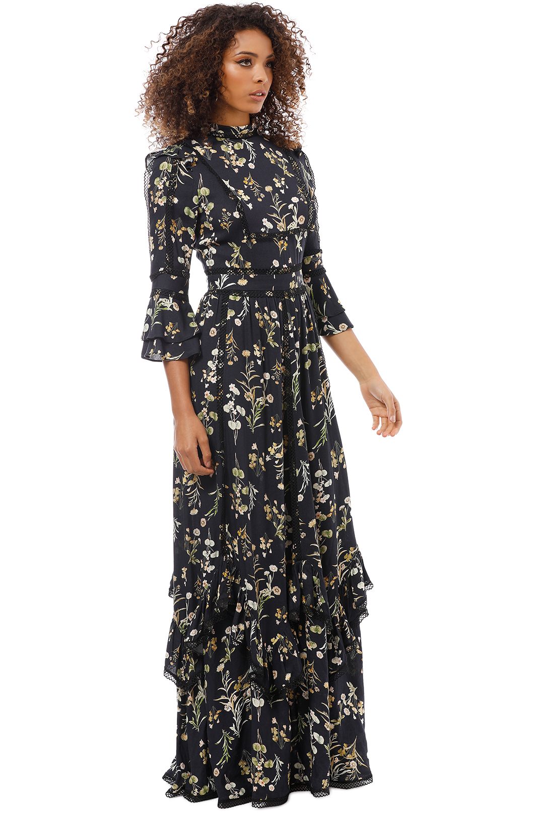 Black Botanica Maxi Dress by We Are 
