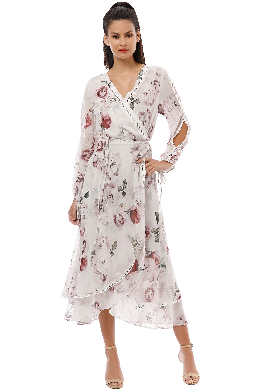 We Are Kindred - Jemima Primrose Dress - White Rose - Front