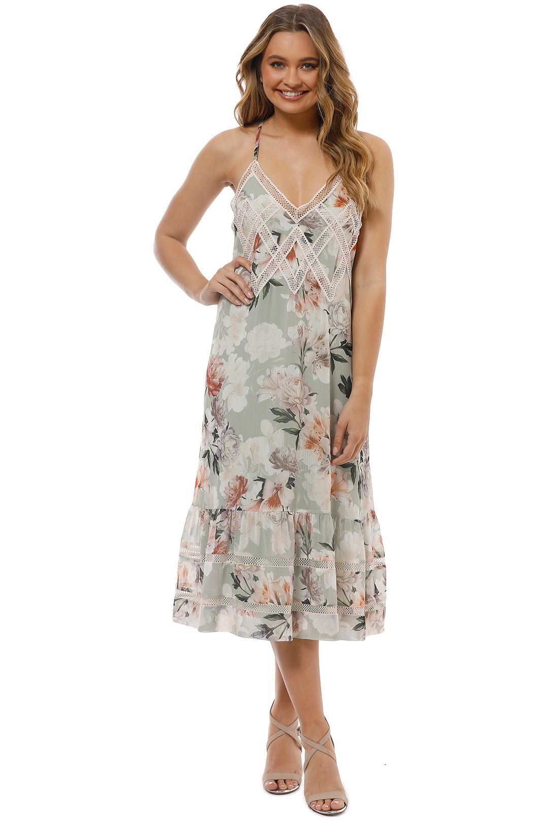 Magnolia Midi Dress by We Are Kindred for Rent | GlamCorner