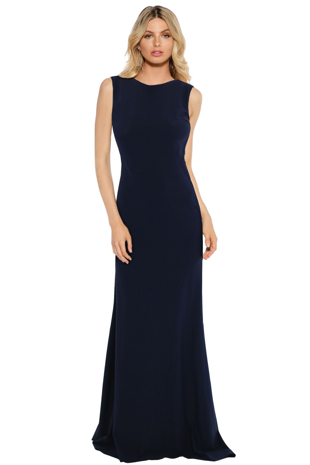 When Freddie Met Lilly - Anastasia Gown - Navy - Front