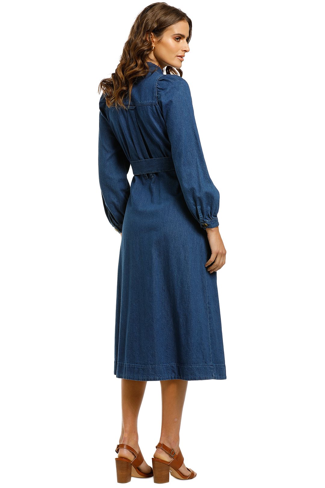 midi shirt dress