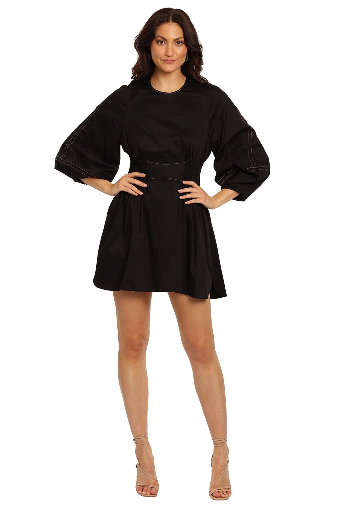 Hire Willis Mini Dress in Black 