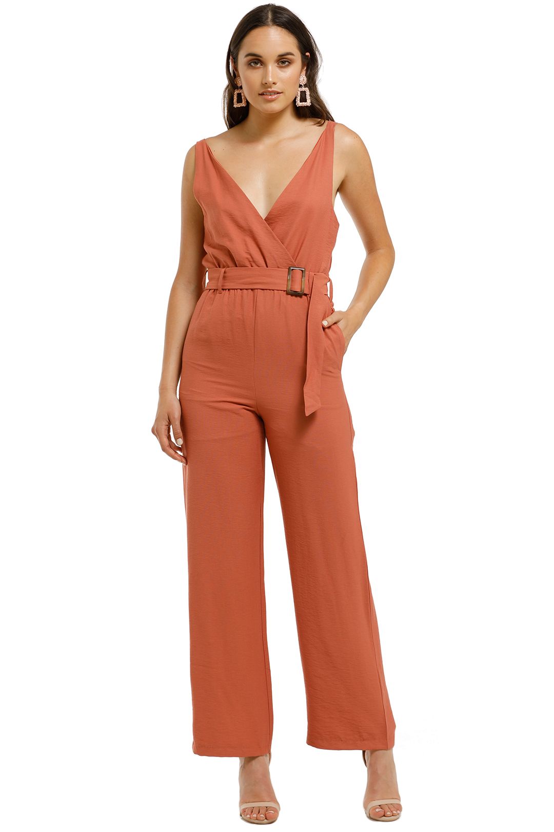 Wish-Frida-Jumpsuit-Terracotta-Front