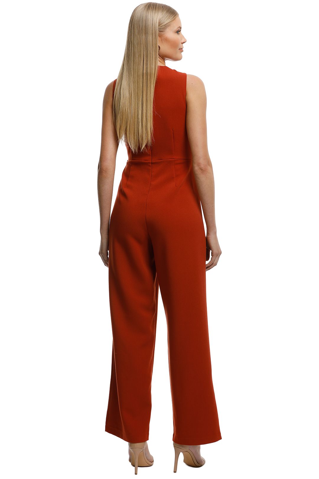 Moments Jumpsuit Rust by Wish for Hire GlamCorner