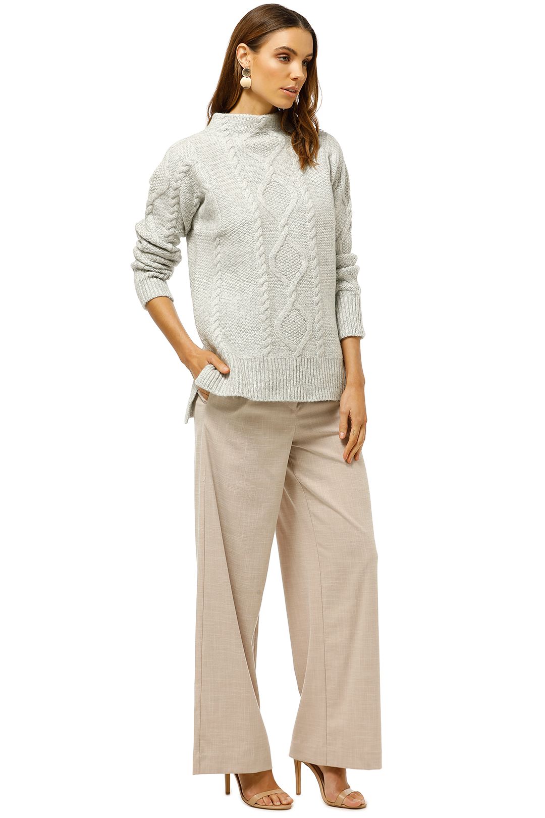 witchery cable knit jumper