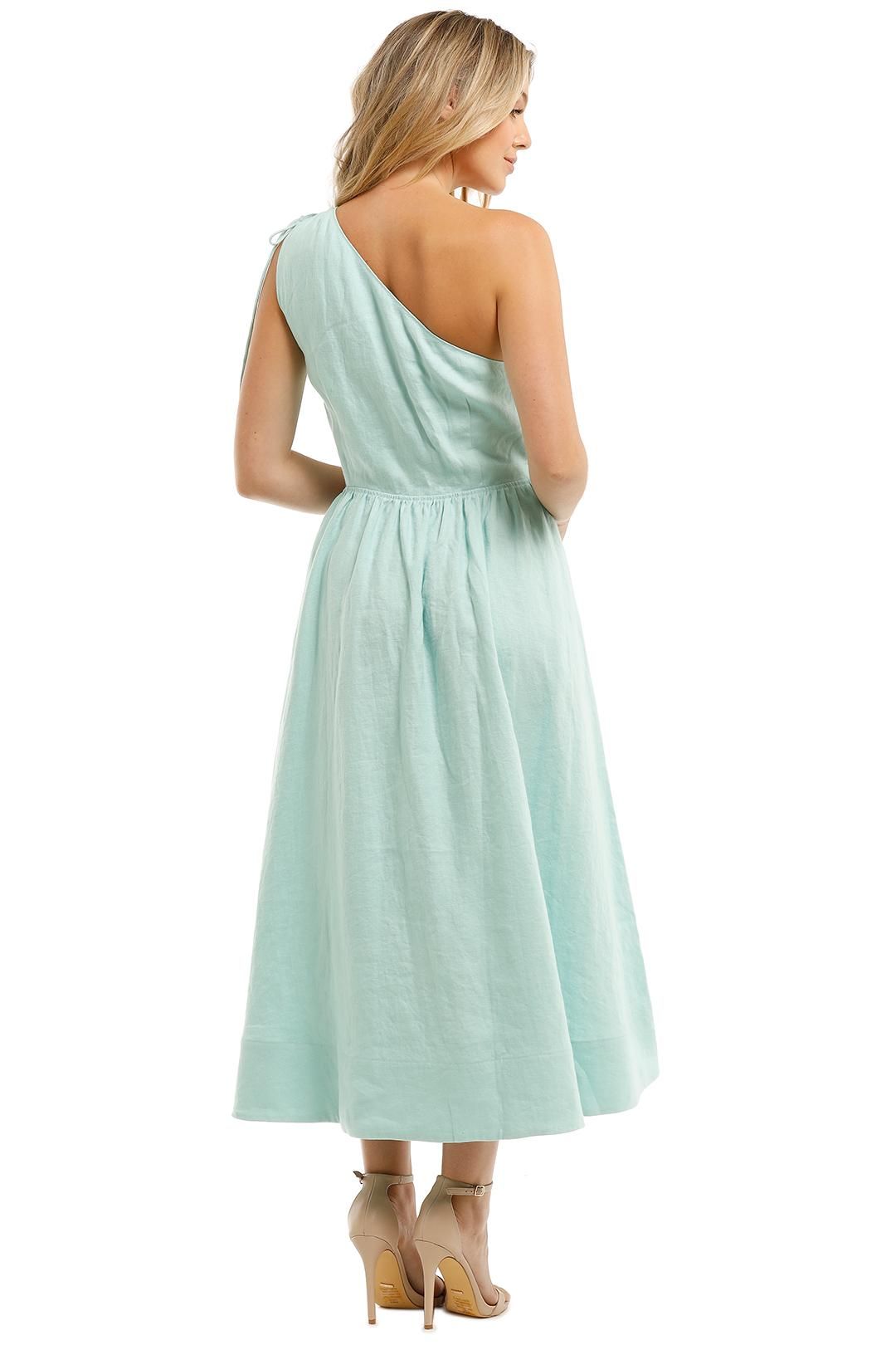 asymmetrical cutout column gown