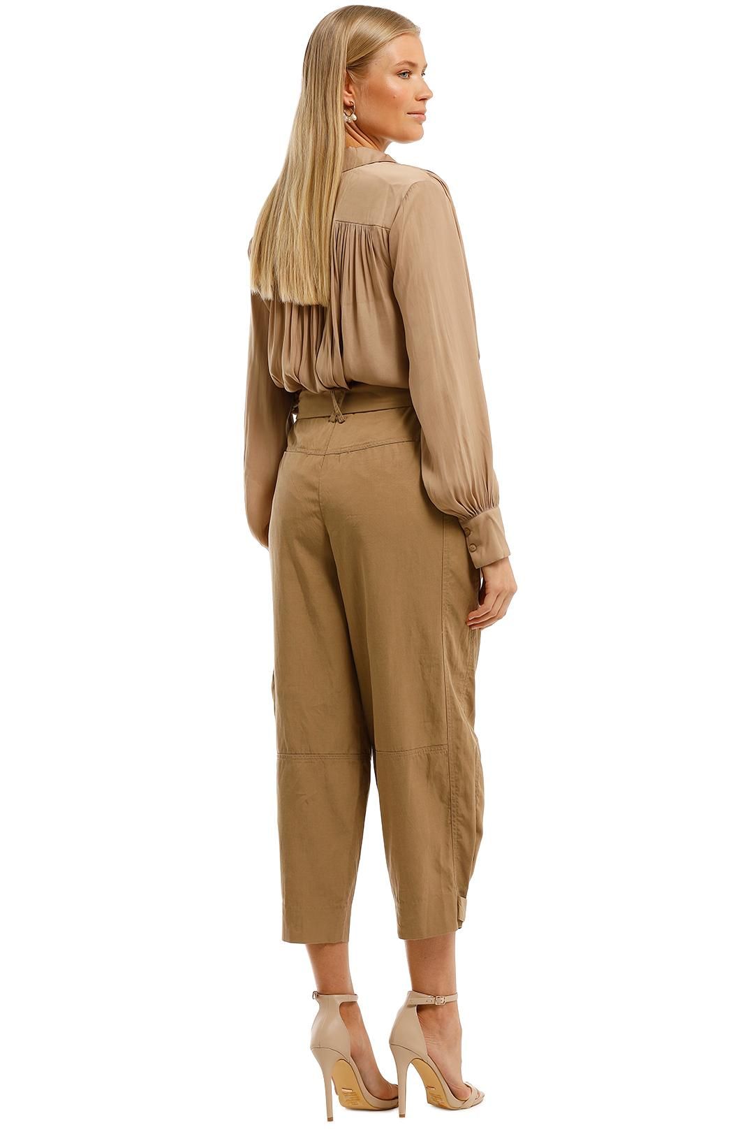 Buckle Utility Pant in Caramel by 