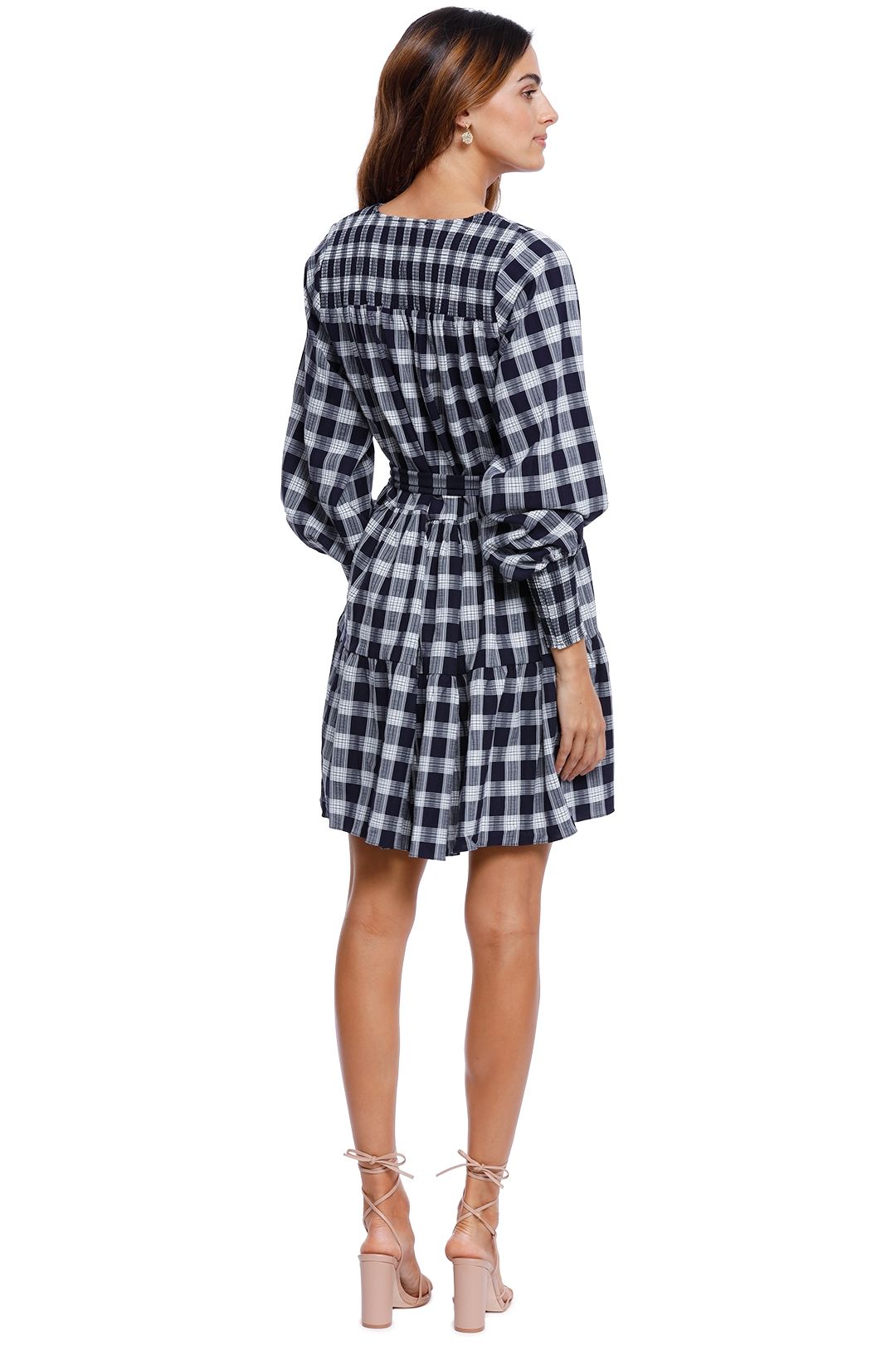 Witchery Tiered Check Dress Gingham