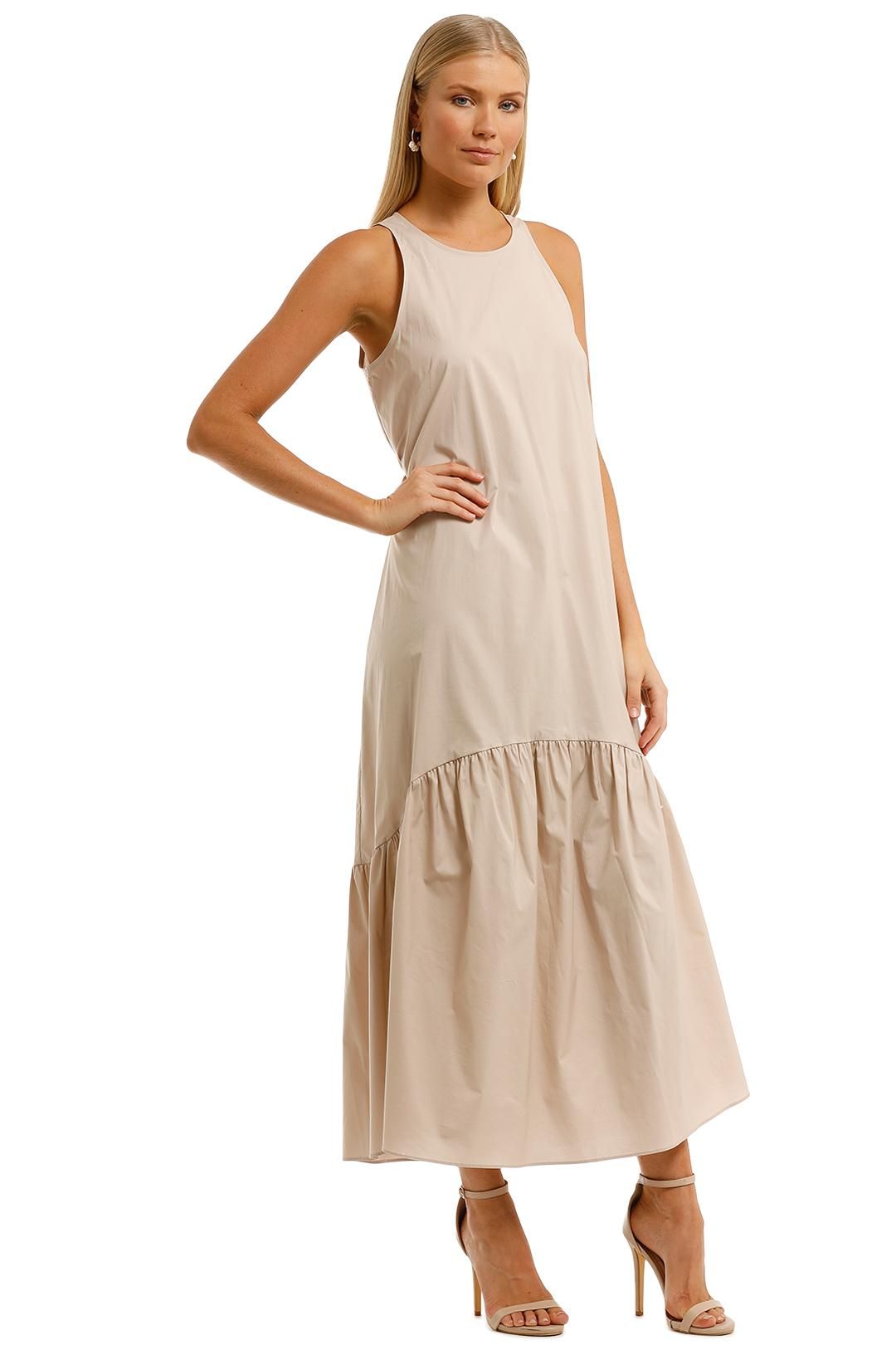 Tiered hem maxi dress clearance
