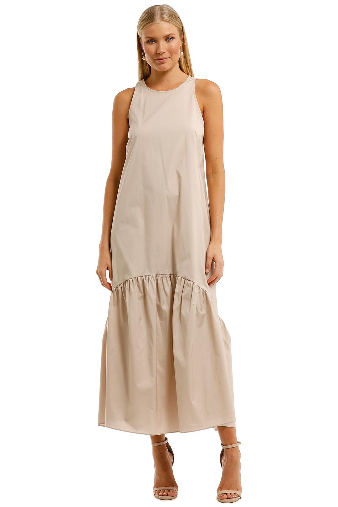 Tiered hem maxi dress clearance