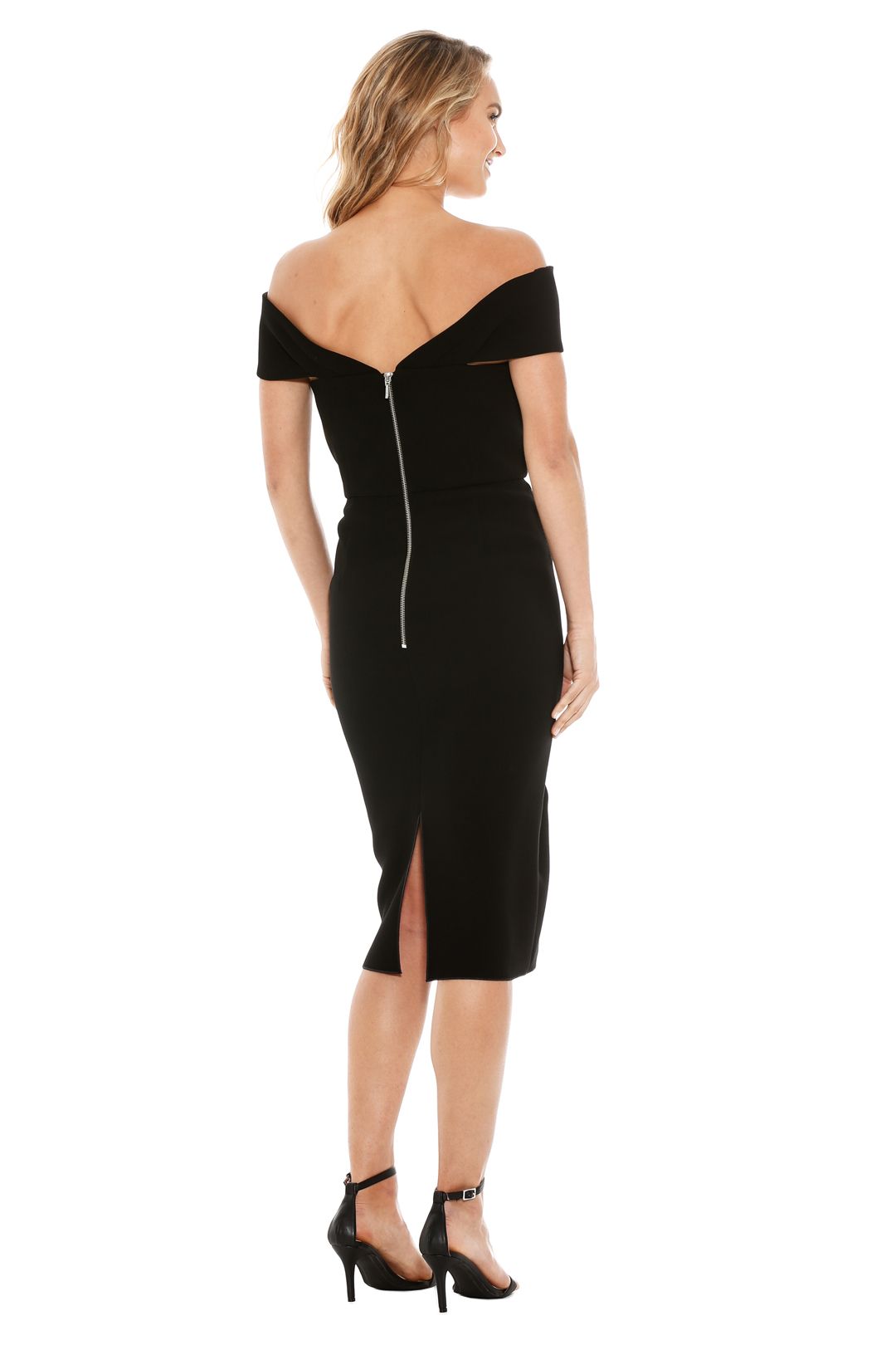 Double Crepe Corrine Dress in Black by Yeojin Bae for Hire