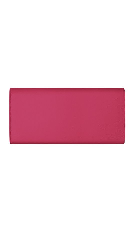 monogram fuchsia clutch by yves saint laurent for hire