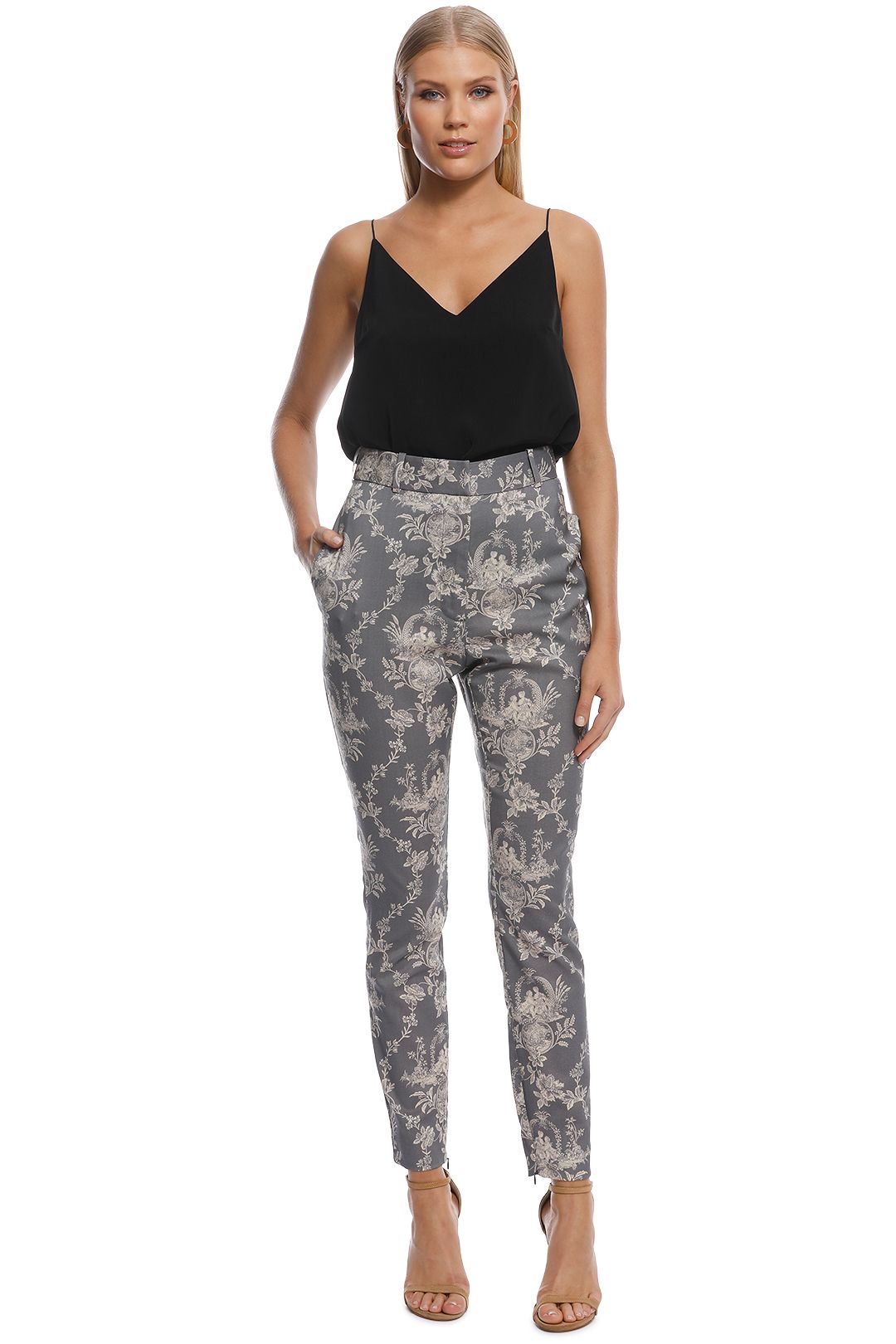 Fleeting Stovepipe Pants by Zimmermann for Rent | GlamCorner