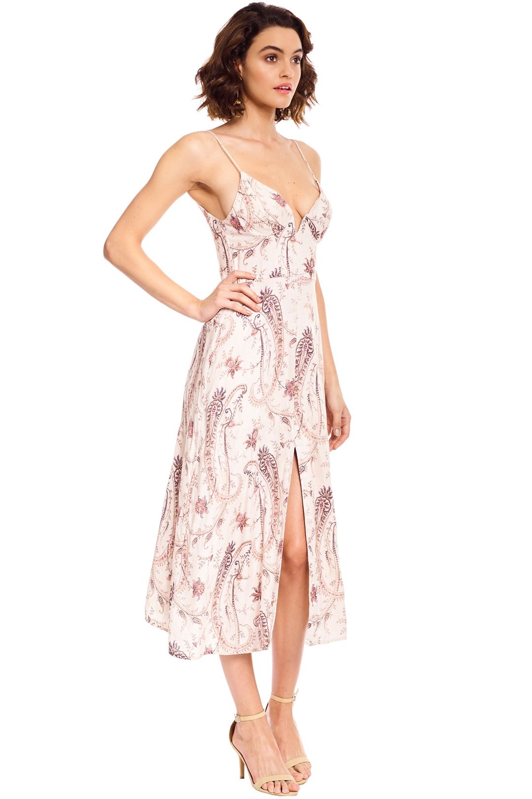 candescent bralette gown