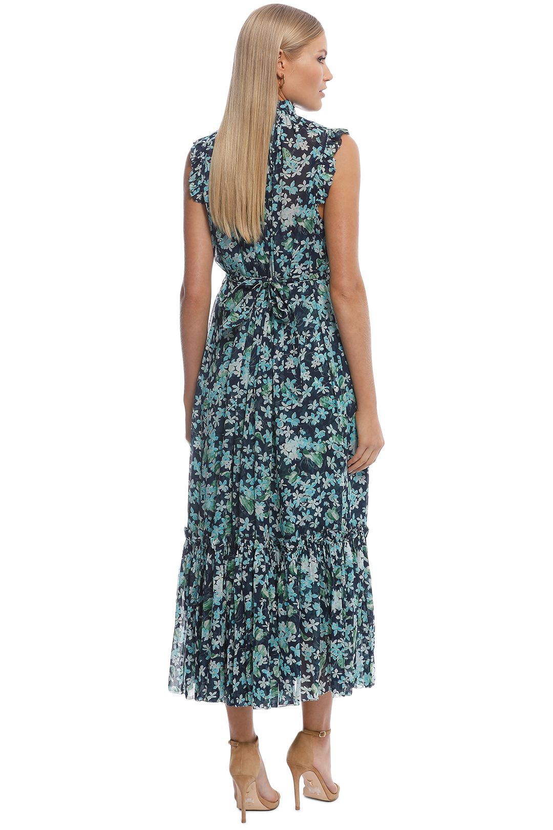 moncur frill wrap dress
