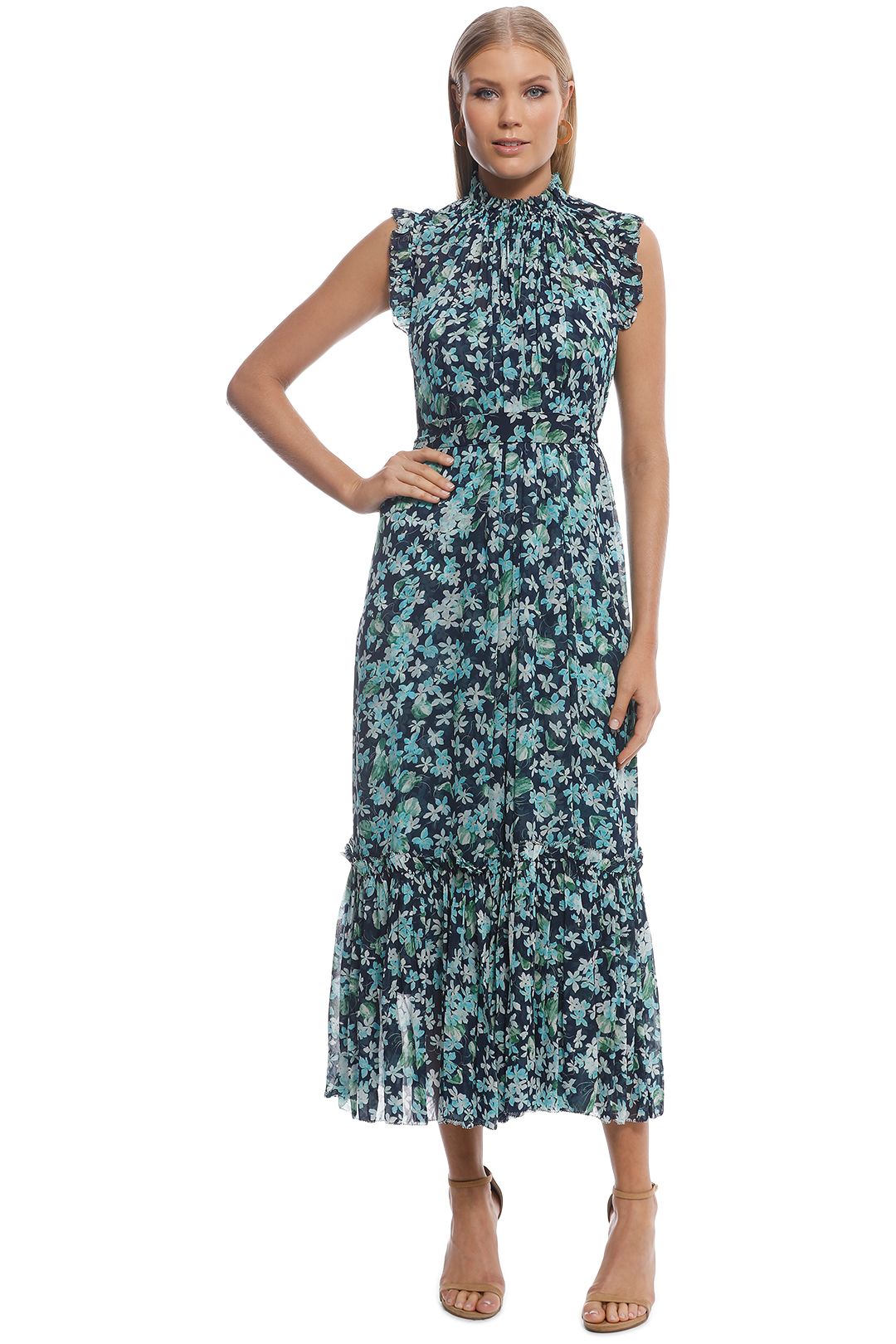 Image of Zimmermann - Moncur Frill Dress