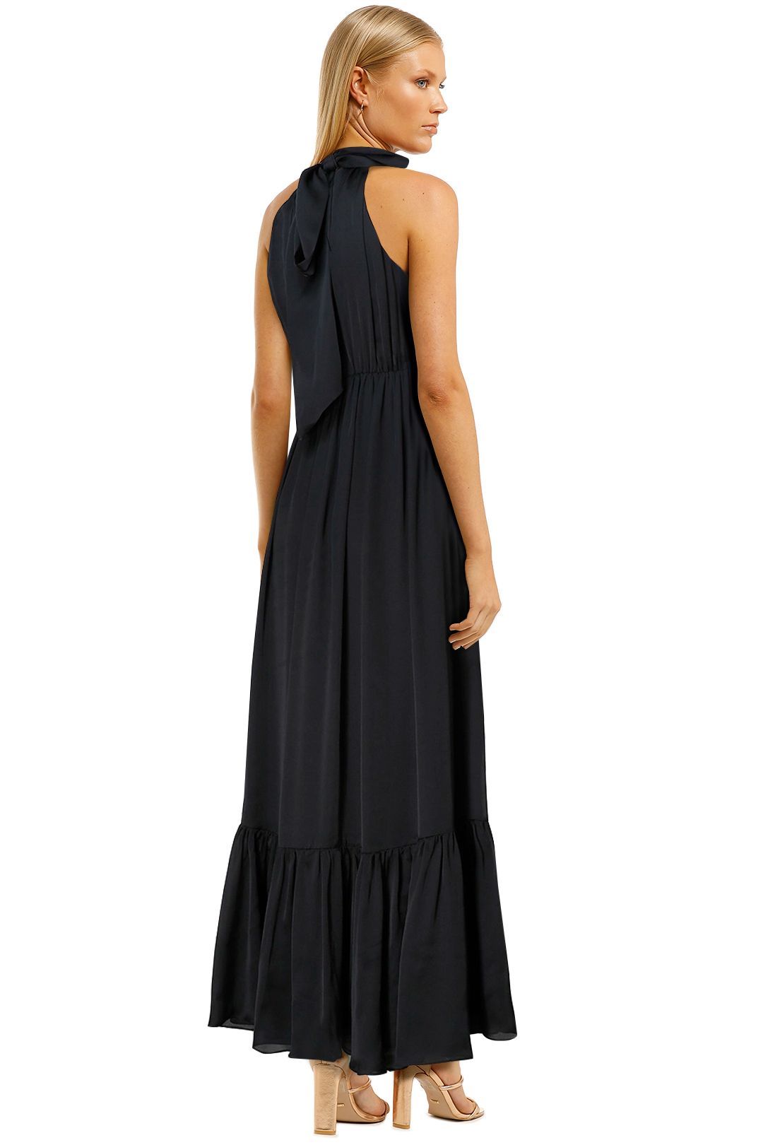 black bow tie dress