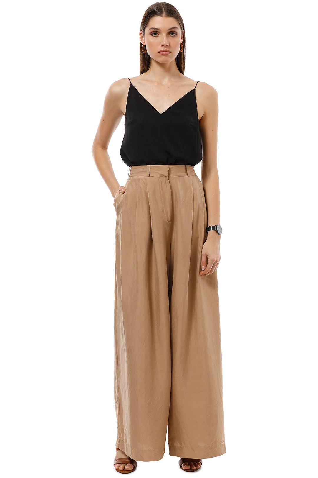 Zimmermann wide leg pants clearance