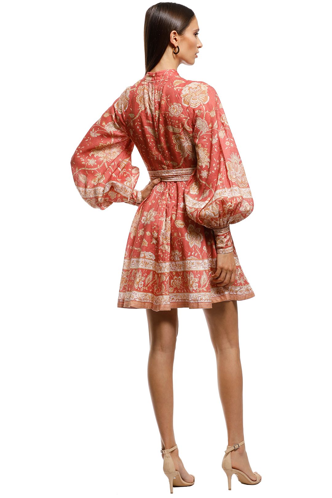 Zimmermann veneto border short dress Clearance