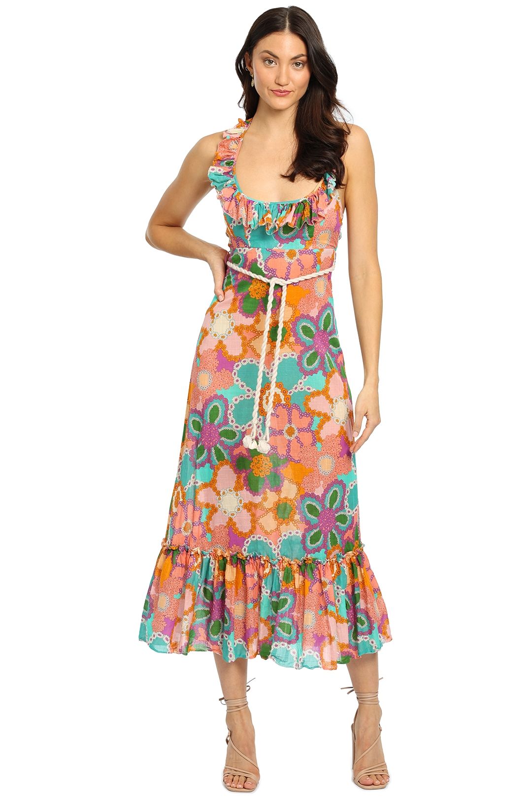 Image of Zimmermann - Lola Frill Picnic Dress
