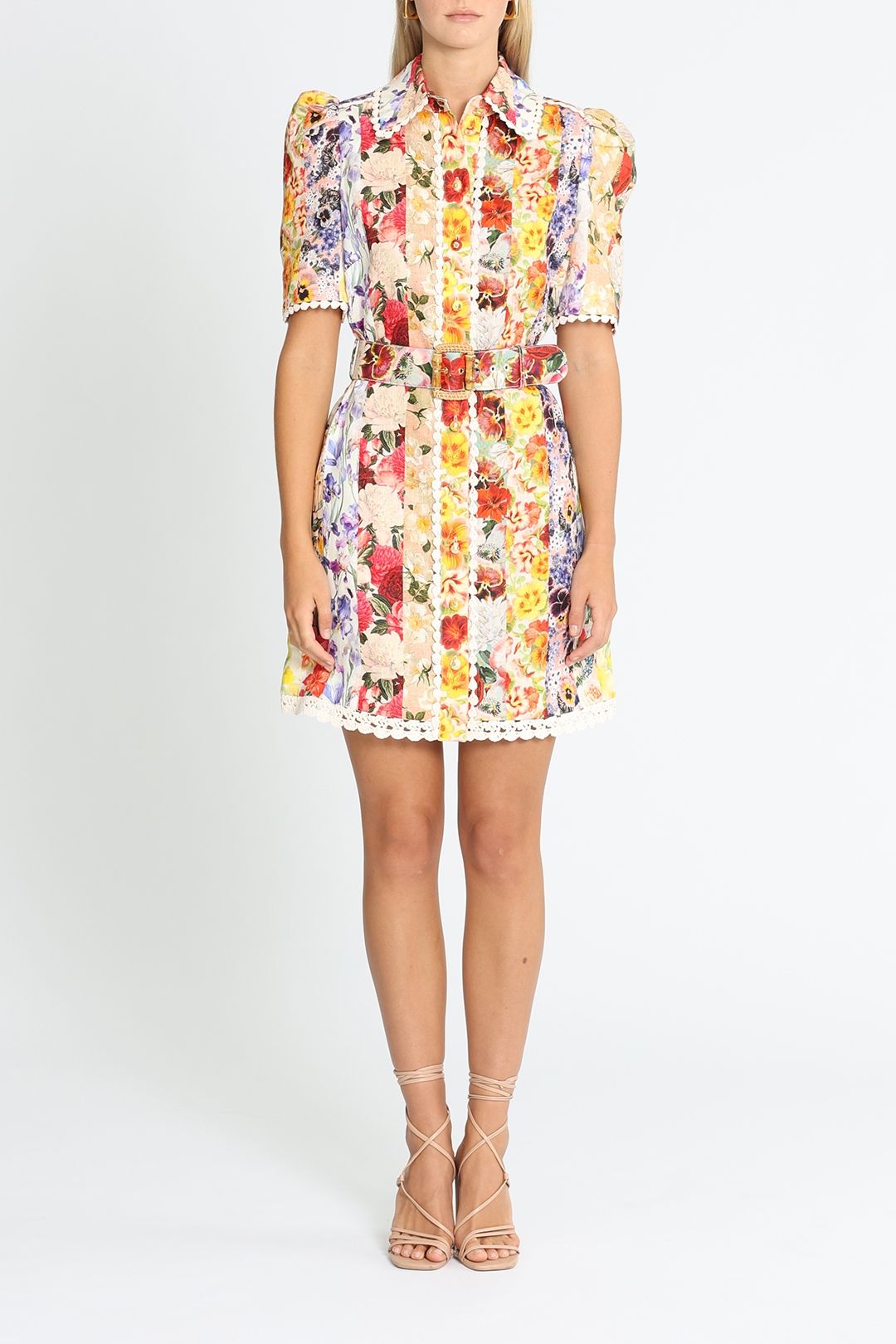 Hire Wonderland Shirt Dress Zimmermann GlamCorner